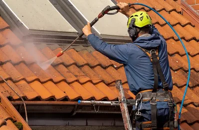Démoussage et hydrofuge de toiture à Voulton